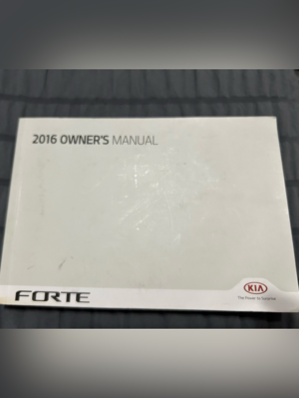 Kia Forte 2016 Owner's Manual - White